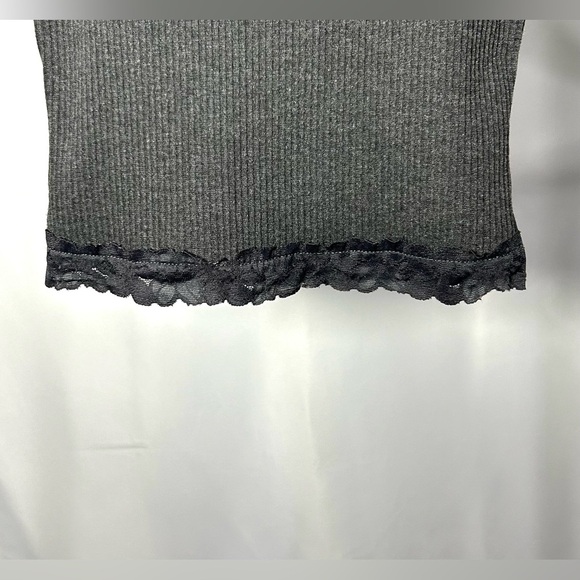 White Fox Grey Lace-trim Cami Sz XS - Picture 9 of 12